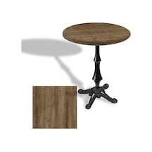 Çipa 1012 Döküm Ayak Yuvarlak Masa Çap 80cm - Werzalit, Wermodin Ve Allzalit Tabla - Canyon Hidalgo Çok Renkli