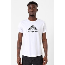 The100 Wonkru Sembol Beyaz Erkek Bisikletyaka Tshirt Çok Renkli