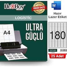 Herboy Hb-1060 30 X 9 Mm A4 Laser Etiket 25 Adet