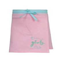 Timi Girl Çift Kemerli Şort Etek Pembe