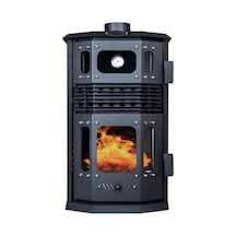 Etinova Exclusive İf-01 Fırınlı Odun Ve Pelet Sobası - 3 Camlı Izgara Fanlı