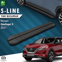 S-Dizayn Nissan Qashqai 3 S-Line Siyah Yan Basamak 173 Cm 2021 Üz