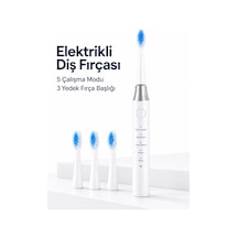 Mey İthalat Elektrikli Diş Fırçası 3 Yedek Başlıklı