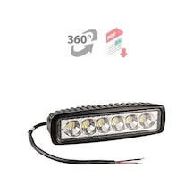 Off Road- Motorsiklet Ön Aydınlatma Mini Dikdörtgen 8led