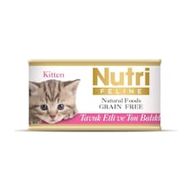 Nutri Kitten Tavuk Ve Ton Balık Yavru Kedi Konservesi 85 Gr