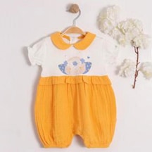 Carmin Baby Arı Baskılı Bebe Yakalı Tulum 2638 001