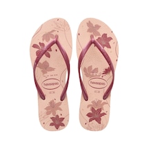 Slim Organic Pink Kadın Terlik-4858 Pembe