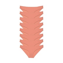 8 Adet Süper Eko Set Likralı Kadın Slip Külot Pudra Standart