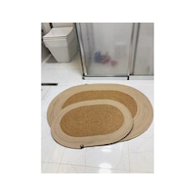 Jüt,hasır,2 Li,banyo Paspas Takımı,bohem Tarzı Banyo Takımı,iskandinav Paspas/sepet Belirtilmemiş Belirtilmemiş