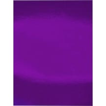 Metalik Fon Kartonu 50x70 Mor Rulo Şeklinde - 6 Adet