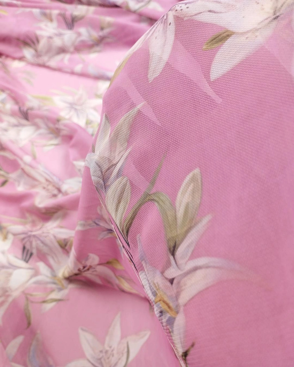 File Pembe Üzeri Çiçeklien: 150 Cm-2220 Renkli