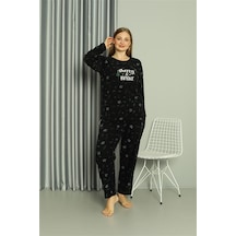 Akbeniz Welsoft Polar Kadın Büyük Beden Pijama Takımı 808043 - 3xl