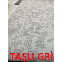Aksu Halı Taşlı Gri Kabartmalı Seç Beğen Kaymaz Taban Yolluk