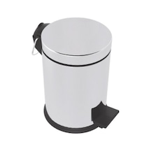Lider Pedallı Krom Çöp Kovası 20 Lt