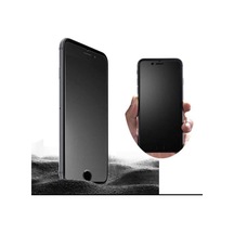 Apple Uyumlu   iPhone 8 - 7 - Se Mat Hayalet Ekran Gizli Privacy Tam Kaplayan Kırılmaz Seramik Ekran Koruyucu Siyah