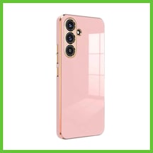 Bezos Samsung Galaxy A24 4g Uyumlu Kılıf Volet Silikon - Pembe Dmc