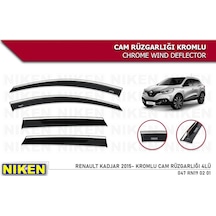 Renault Kadjar Cam Rüzgarlığı Kromlu Niken