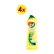 Cif Krem Yüzey Temizleyici Limon Kokulu 4 x 750 ML