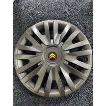 Citroen Xsara 15" Inç Kırılmaz Jant Kapağı Füme 4 Adet /5911fümecitroen/