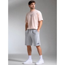 Diadora Saloon Pamuklu Erkek Gri Spor Şort
