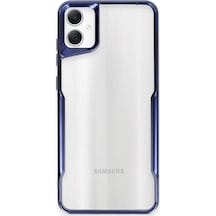 Samsung Galaxy A05 Kılıf Boyi Silikon Kapak - Lacivert Çok Renkli