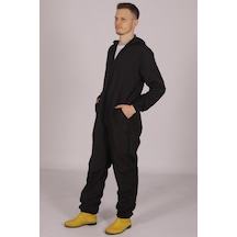 İşçi Tulumu  Yağmurluk Çiftçi Bahçıvan Kuaför Laboratuvar Sıvı Geçirmez Terletmez Kumaş Siyah