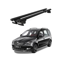 Venüs Skoda Roomster 2006-2015 Uyumlu Siyah Ara Atkı Port Bagaj Tavan Barı