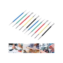 Kangvka Te-018 5'li Tamir Seti: Esnek Sk5 Çelik Bıçaklı Cpu Nand Ic Chip Kaldırıcı, Bga Tamir Ve Ana Kart Glue Temizleme Aracı 2 Paket