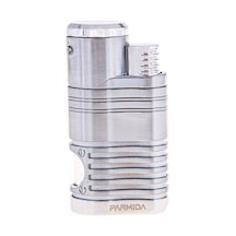 4 Torch Pürmüz Gümüş Puro Çakmağı - Tr3493