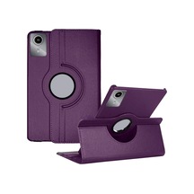 Tab M11 Tb330fu 360 Tablet Deri Kılıf - Mürdüm