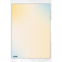 A5 Bloknot Çizgisiz Defter - 50 Yaprak - Memopad - Notepad - Not Defteri - Not Kağıdı - 2050 Çok Renkli