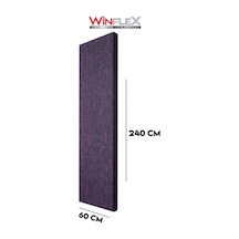 Akustik Kumaş Kaplı Panel-60x240cm Mor