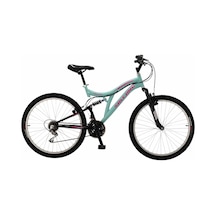 Salcano Helen 24 Jant V-fren Mint Yeşili Pembe Dağ Bisikleti 14 Kadro Çok Renkli