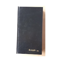 Ticari Broşür Defter 336 Yp 16x31 Cm  Sert Kapak 70 gr Kağıt Siya