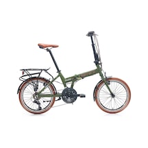 Carraro Flexi 121 V Fren Shimano 21 Vites Katlanır Bisiklet haki