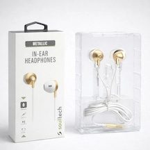 Soultech Metallic 3.5 Mm Jack Kablolu In-ear Kulaklık Metal Görünümlü Kulak İçi Kulaklık "kablolu Kulaklık"