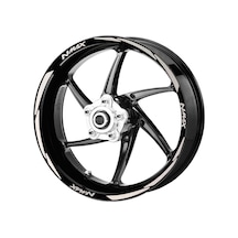 Deeb Yamaha Nmax Jant Şeridi Reflektif Beyaz Model S