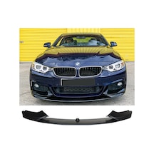 Bmw F36 4 Serisi M Technic Ön Lip Plastik Parlak Siyah Karlık-ön-ek-bodykit 2014 Ve Üzeri