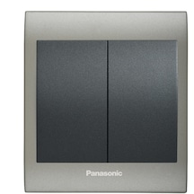 Viko Panasonic Thea Blu İkili Anahtar, Çerçeve Inox Matt+dore, Ka
