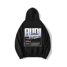 Brz Collection Unisex Oversize Rs5 Audı Rs5 Hoodie Siyah