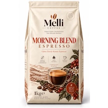 Morning Blend Espresso Çekirdek Kahve 1 Kg Orta-koyu Kavrum Brezilya & Kolombiya Öğütülmüş