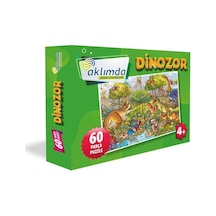 Dinozor - 60 Parça Puzzle - Aklımda Zeka