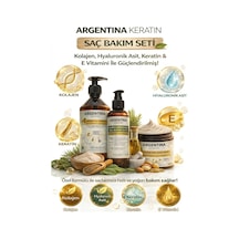 Argentina Keratin At Kuyruğu Şampuanı 500 ML + Saç Maskesi 500 ML + Bakım Sütü 250 ML