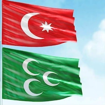 100x150 Cm Raşel Kumaş Osmanlı İmparatorluğu Bayrağı Ve 100x150 Cm Raşel Kumaş Üç Hilal Bayrak Set 1
