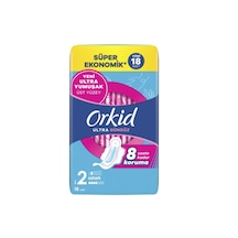 Orkid Ultra Gündüz Boy:2 18 Adet Süper Ekonomik Hijyenik Ped