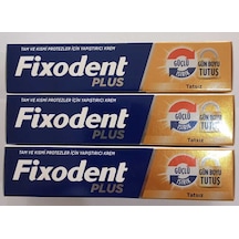 Plus En Iyi Tutuş Diş Protez Yapıştırıcı Krem 40 Gr X 3 Adet
