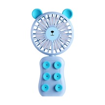 Yeni Usb Taşınabilir Mini Şarj Edilebilir El Tipi Vantilatör Silikon Vantuzlu Cep Telefonu Braketi Gece Lambası Vantilatörü A - Diğer