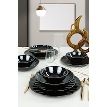 Keramika Sirius Shizen Kahve Yemek Takımı 24 Parça 6 Kişilik