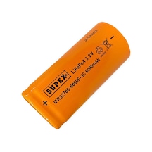Supex Ifr32700-6000f-3c 3.2v 6000mah Lifepo4 Düz Kafa Başsız Pil