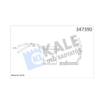 Kale 347390 Kalorifer Radyatörü - Ford Focus 2 2005-2012 2.5 St 3m5h18b359aa - 3m5h18b359ab - 3m5h18b359ca - 3m5h18b539cb - 1253187 - 1301838 - 1317080 - 1754199 - 30665330 - 31332896 - Bp4k61a10
